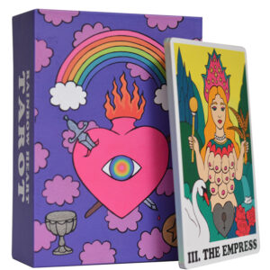 rainbow heart tarot, colorful tarot decks, tarot decks for beginners