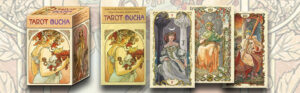 tarot mucha, tarot deck review, tarot deck