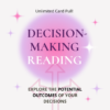 decision making tarot reading, crossroads, decisions, tarot reading