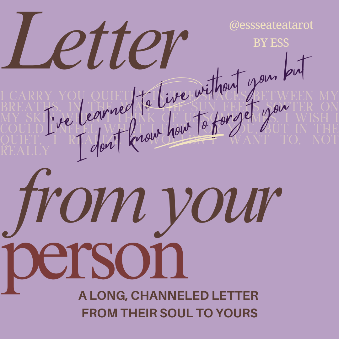 Letter From Your Person - 24h Tarot Reading