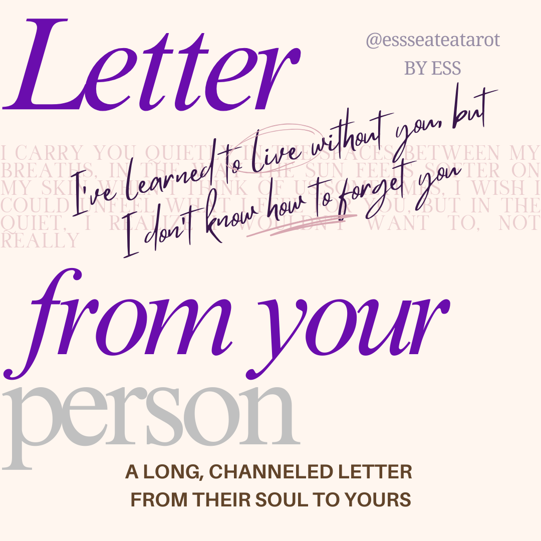 Letter From Your Person - 24h Tarot Reading