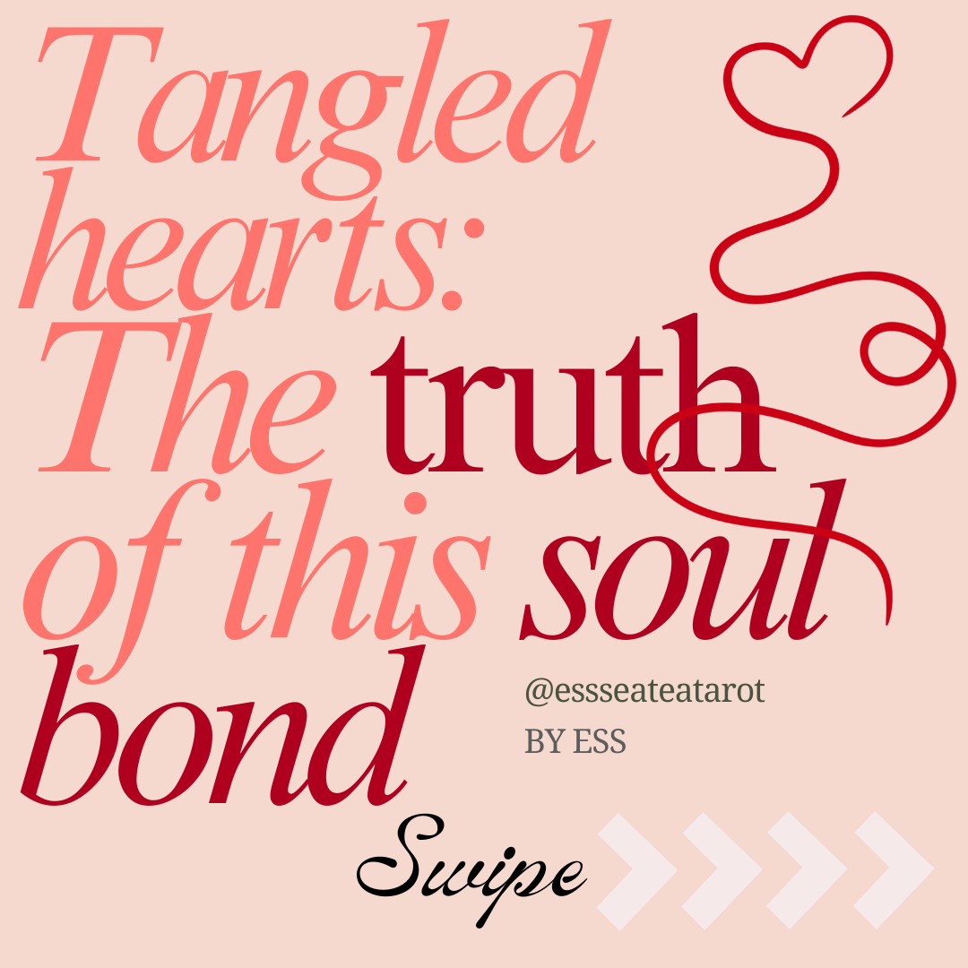 Tangled Hearts: What's the Truth of Your Soul Bond? - 24h Tarot Reading